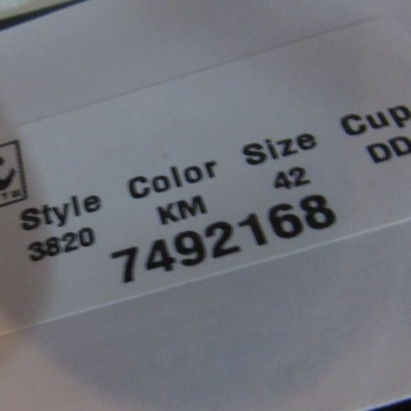 BALI BRA SIZE 42DD COMFORT U DESIGN DOUBLE SUPPORT CREAM NEW - Picture 3 of 12